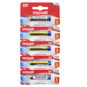Pack 5 Pilas Alcalinas AAA Maxell