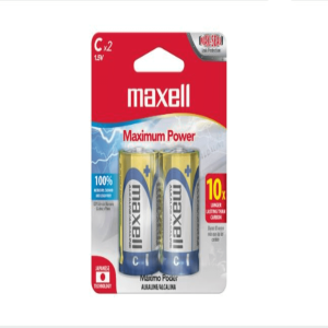 Pack 2 Pilas Alcalinas Tipo C Maxell