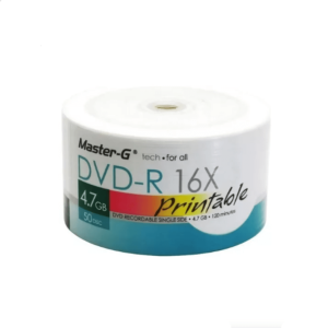 Dvd Imprimible Master-g 4,7gb 16x 50 Unidades